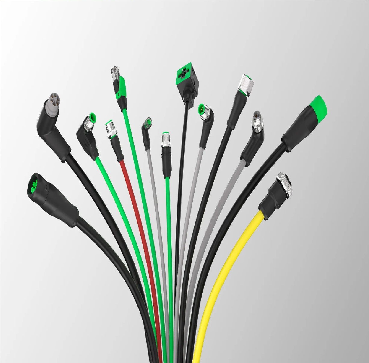 7000-48061-2910200  Murrelektronik  chính hãng  M12 M uhlovy / M12 F primy - 8pin PUR, sedy, stineny, delka 2,0m